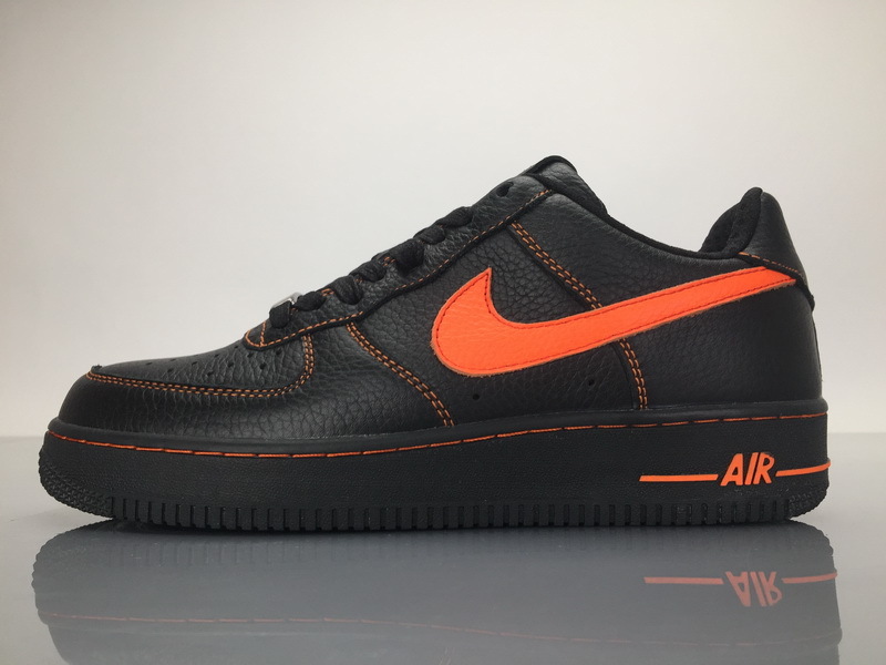 Nike Lab Air Force 1 Surgeon Black Orange Hearty VLONE 315122011